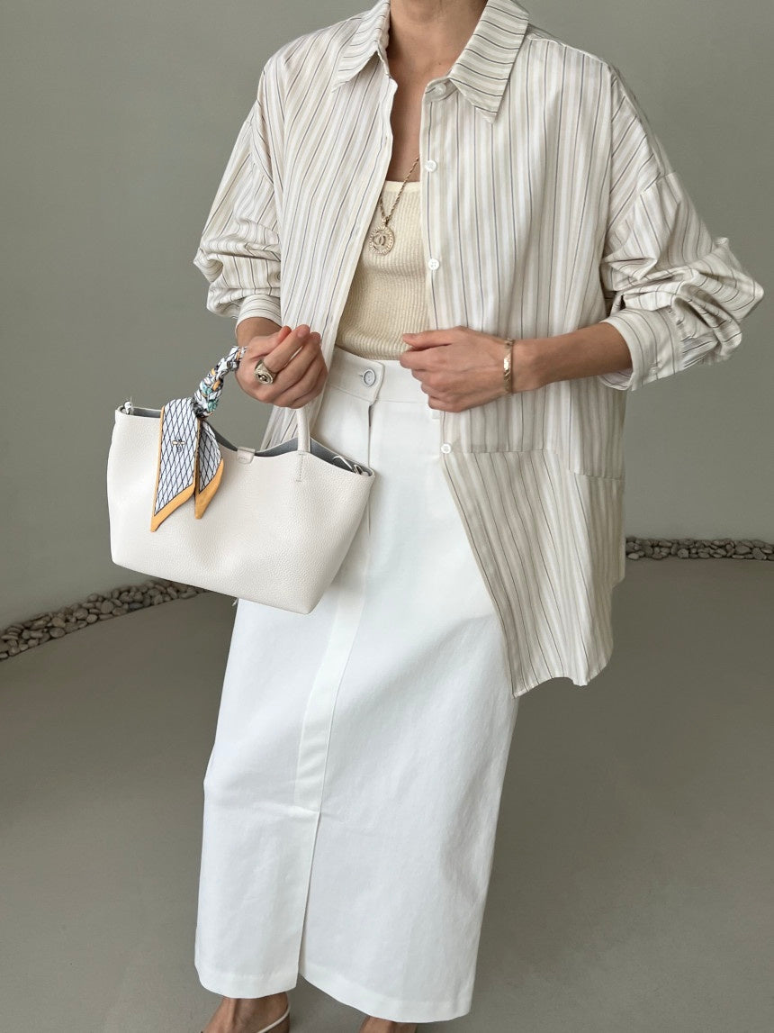Stripe Slit Shirt