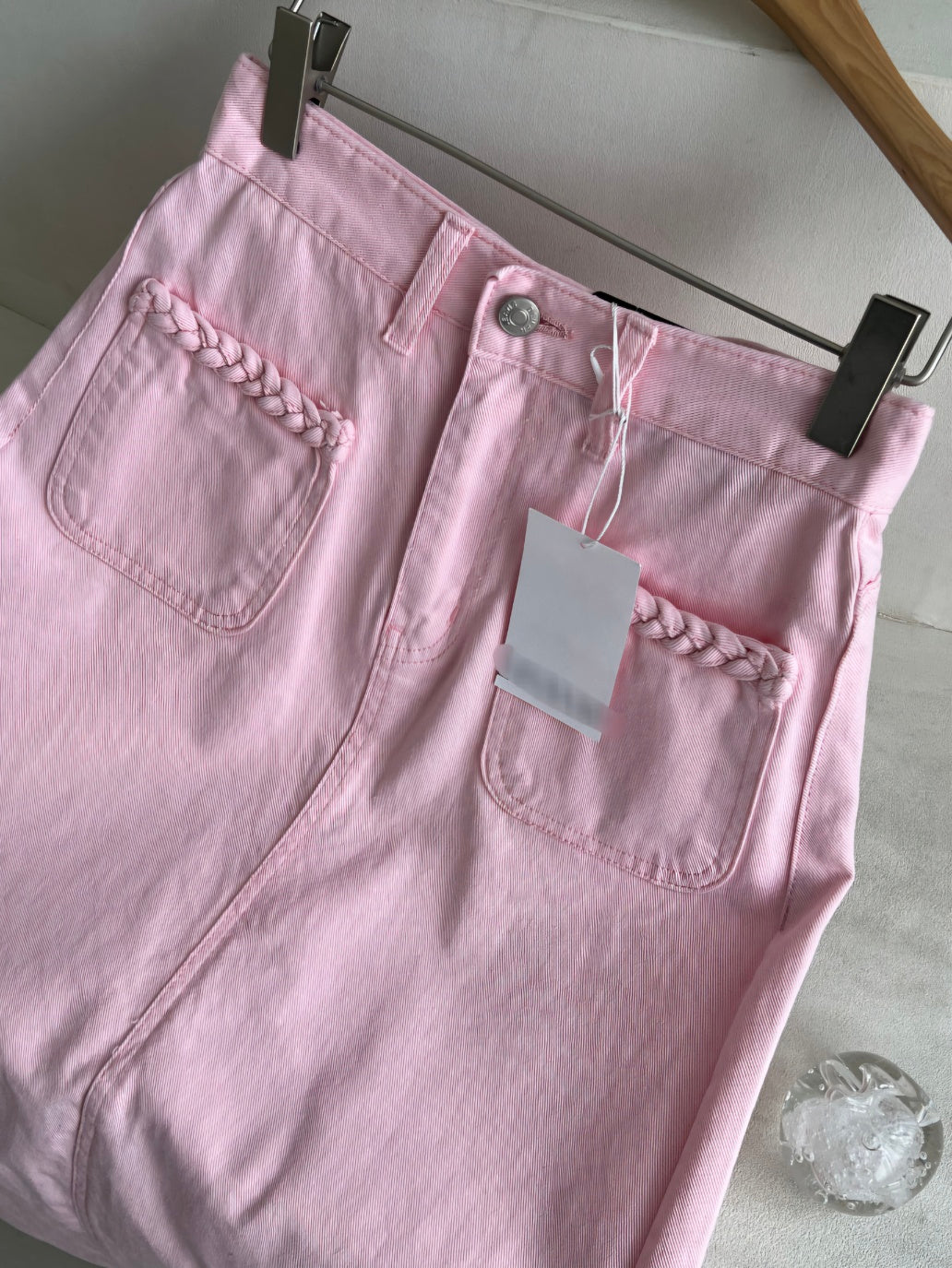 Rosewater Long Cotton Skirt