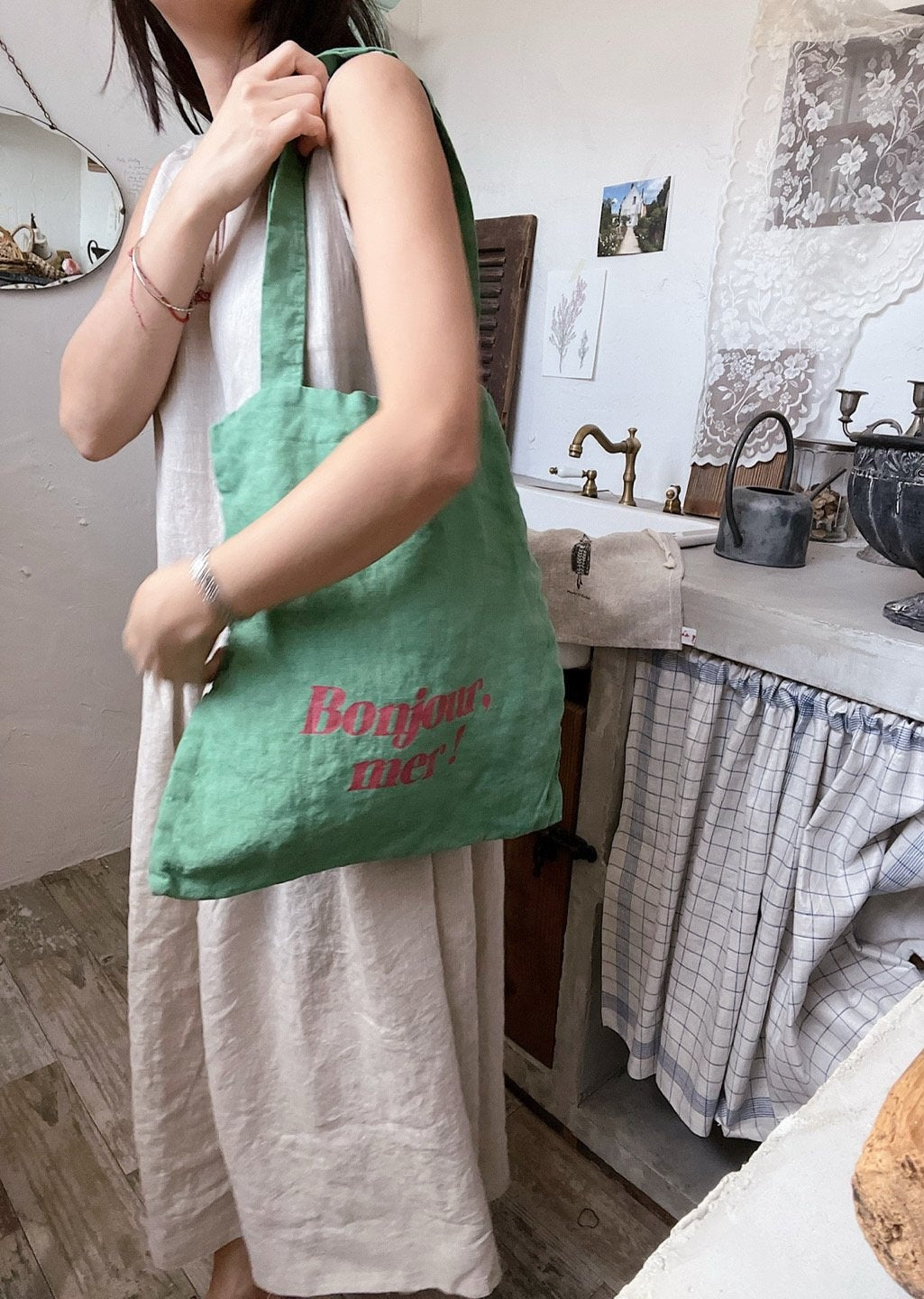 Bonjour Linen Bag