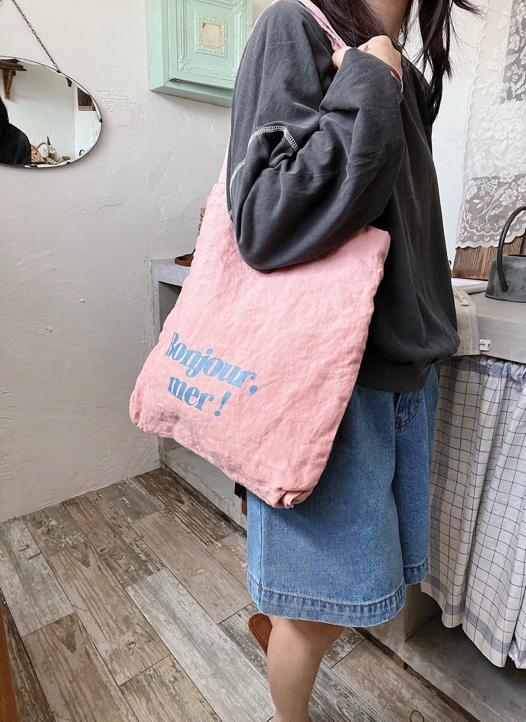 Bonjour Linen Bag