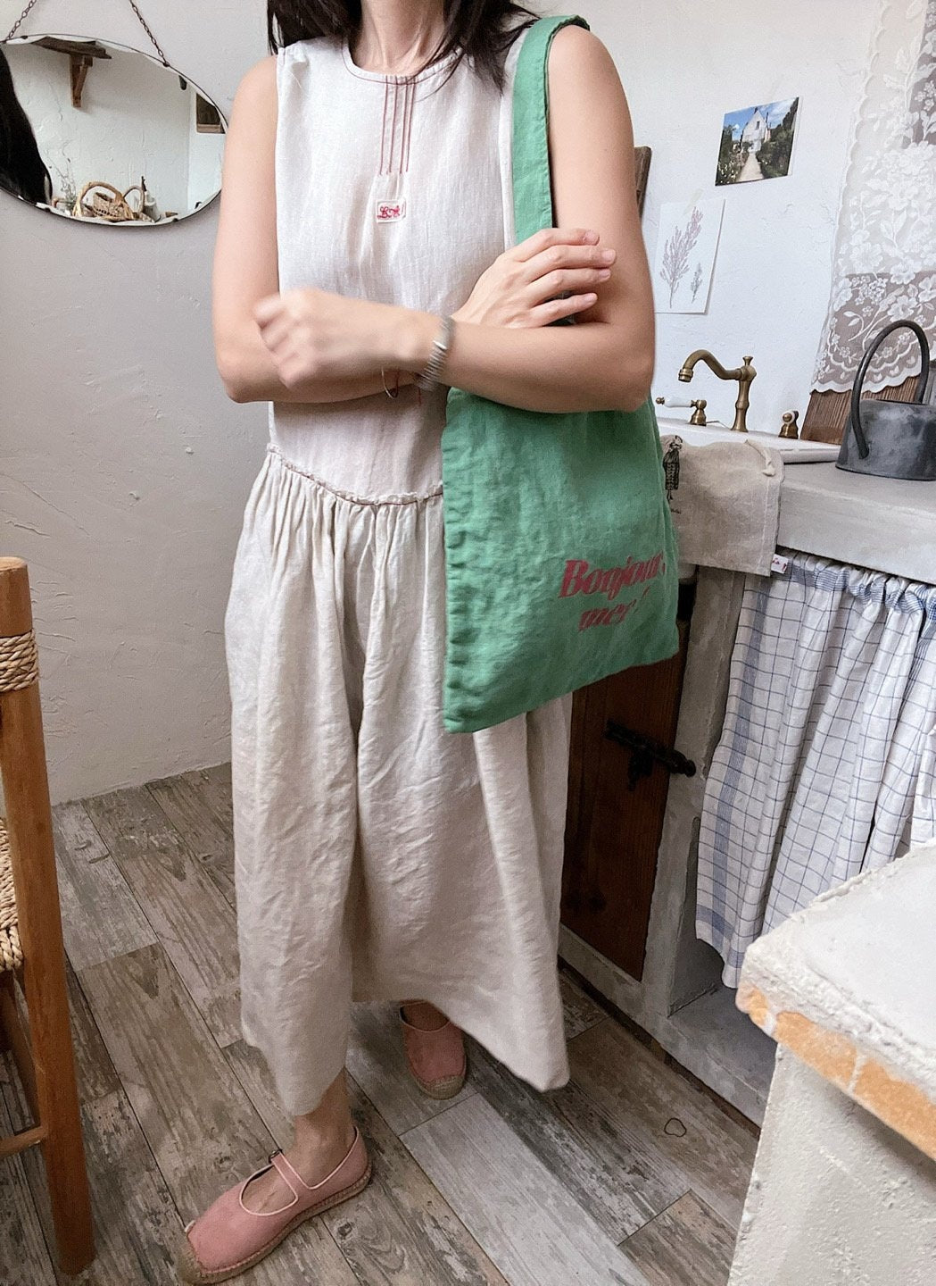 Bonjour Linen Bag
