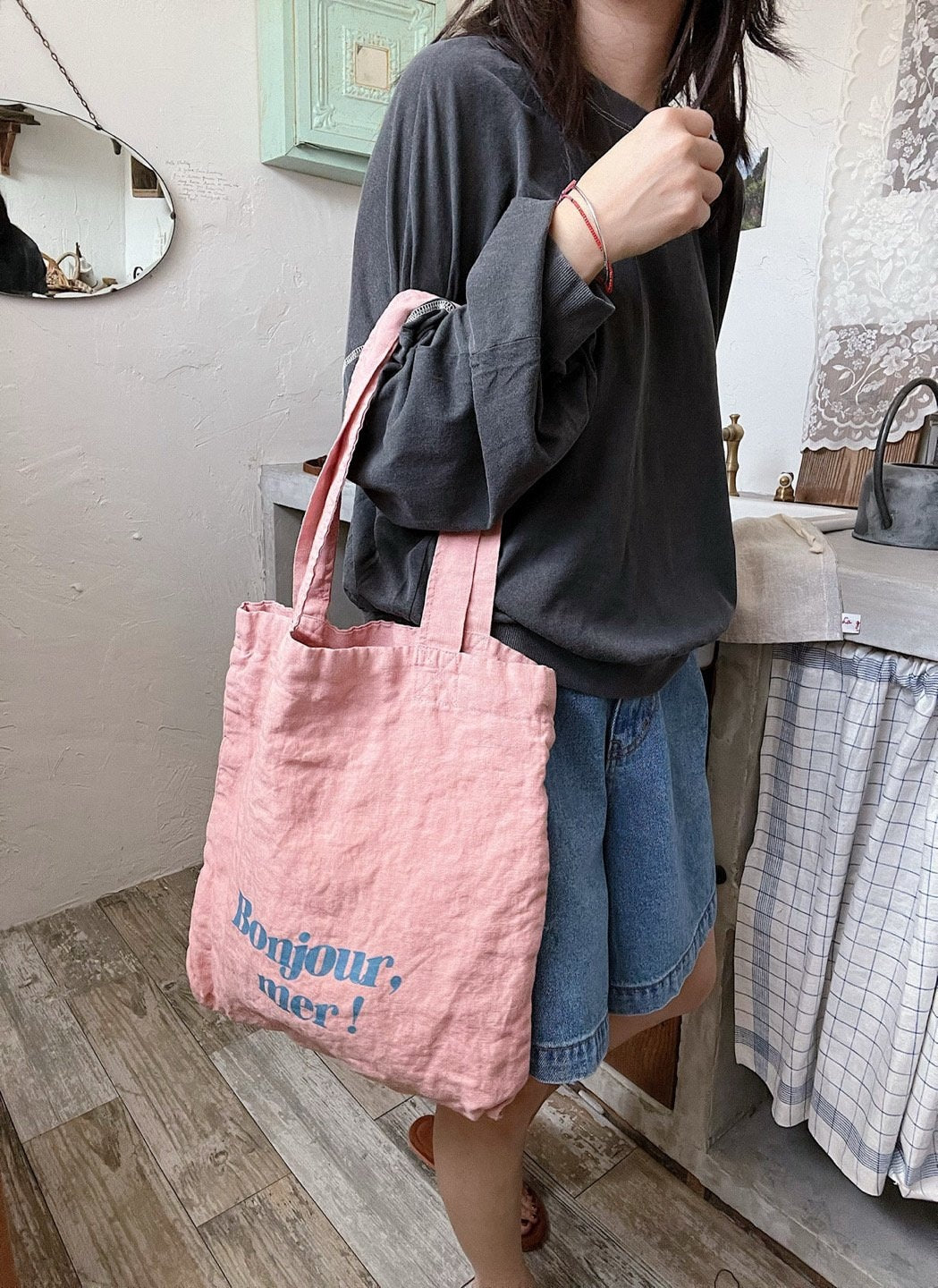 Bonjour Linen Bag