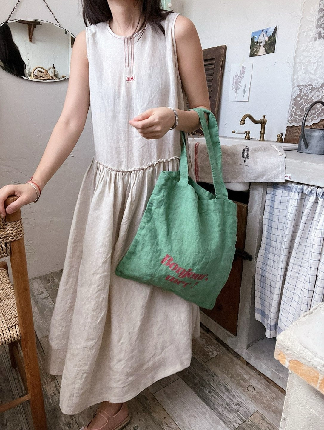 Bonjour Linen Bag