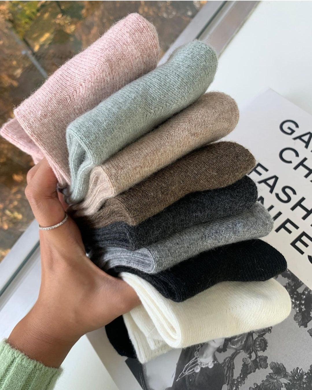 Wool Cashmere Socks