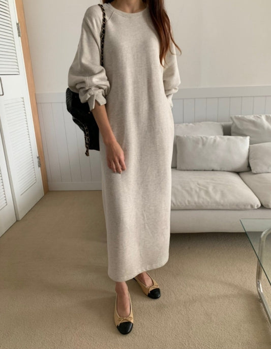 Janice Cotton Fleece Dress