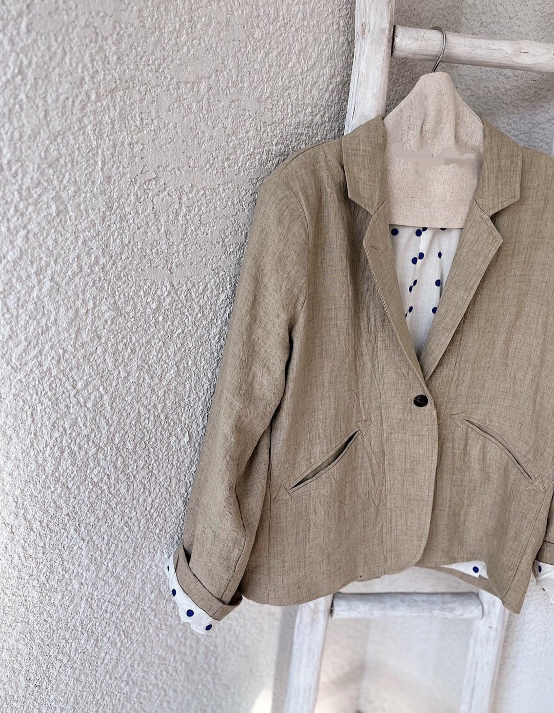 Natural Linen Blazer