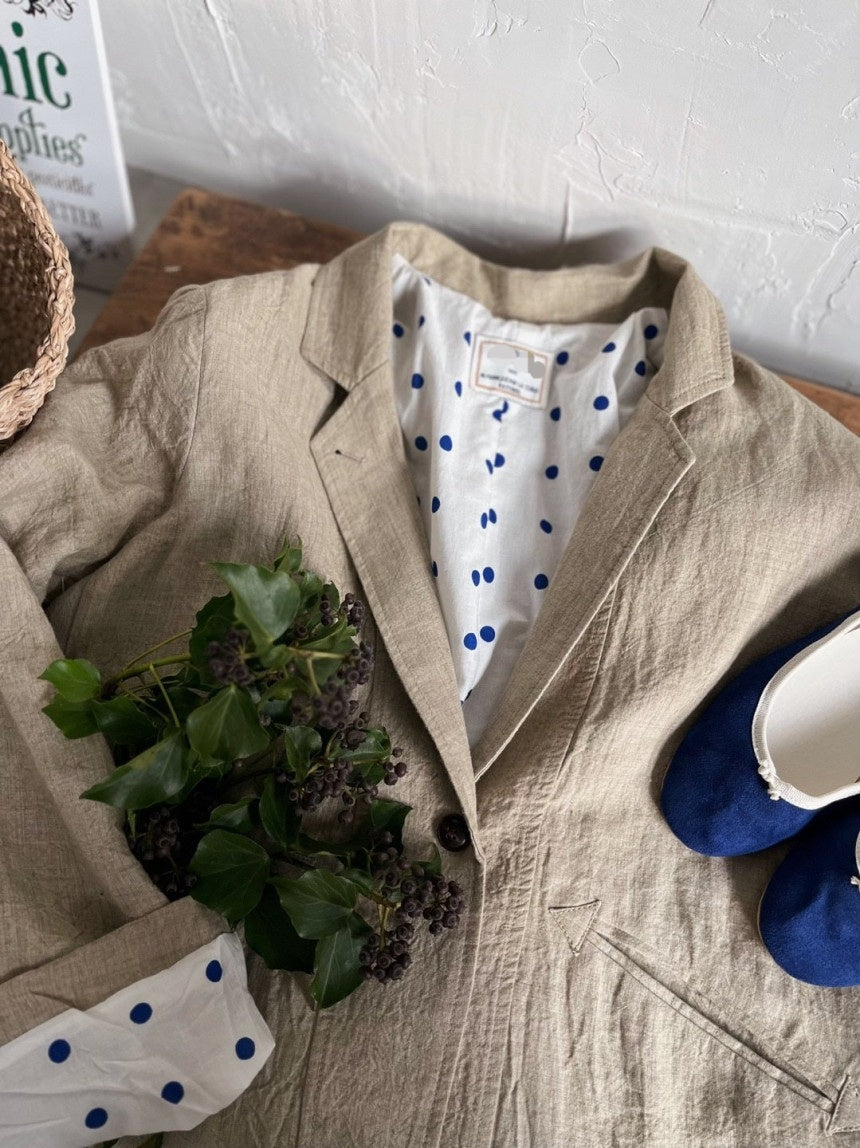 Natural Linen Blazer