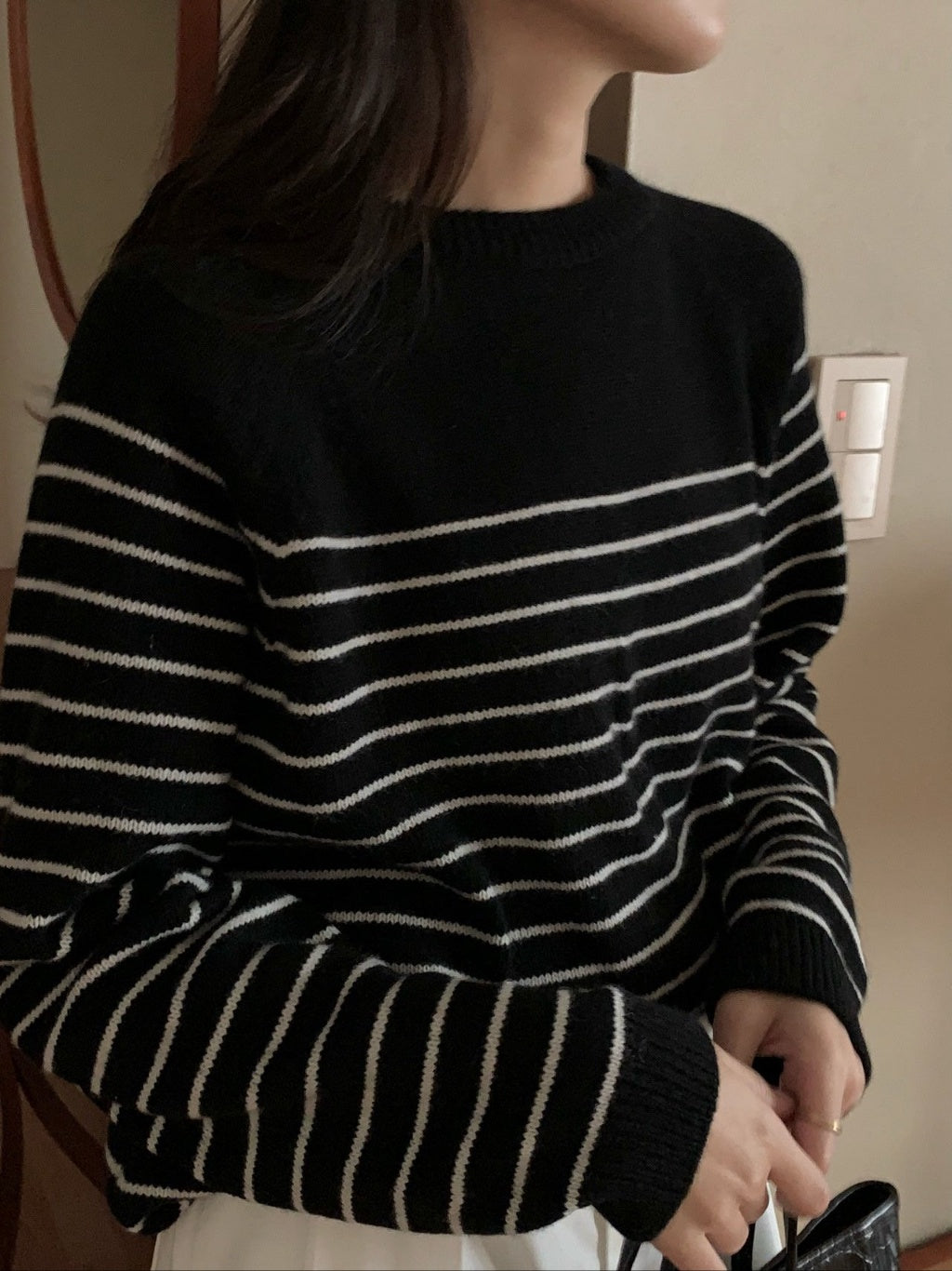 Beaute Wool Stripe Knit