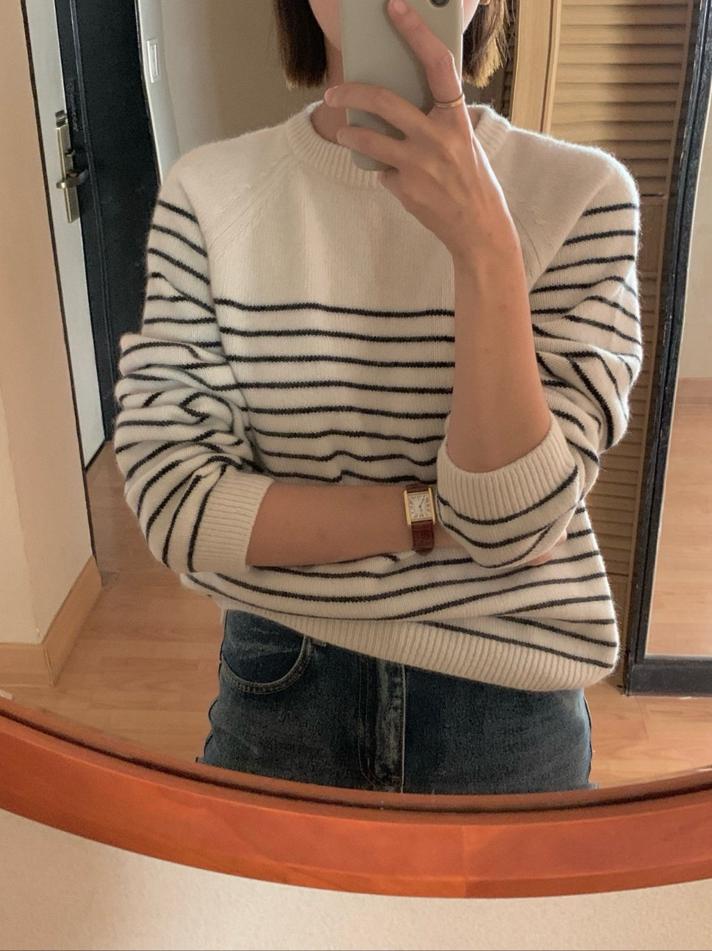 Beaute Wool Stripe Knit