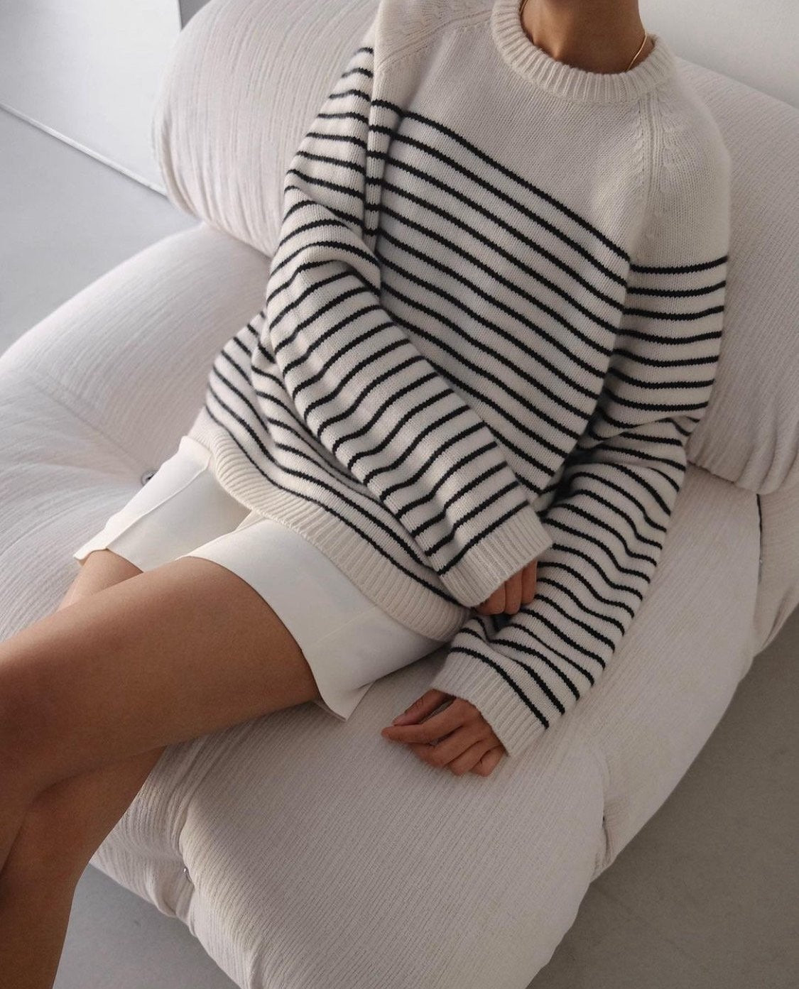 Beaute Wool Stripe Knit