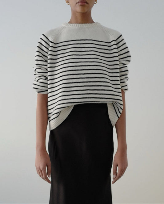 Beaute Wool Stripe Knit