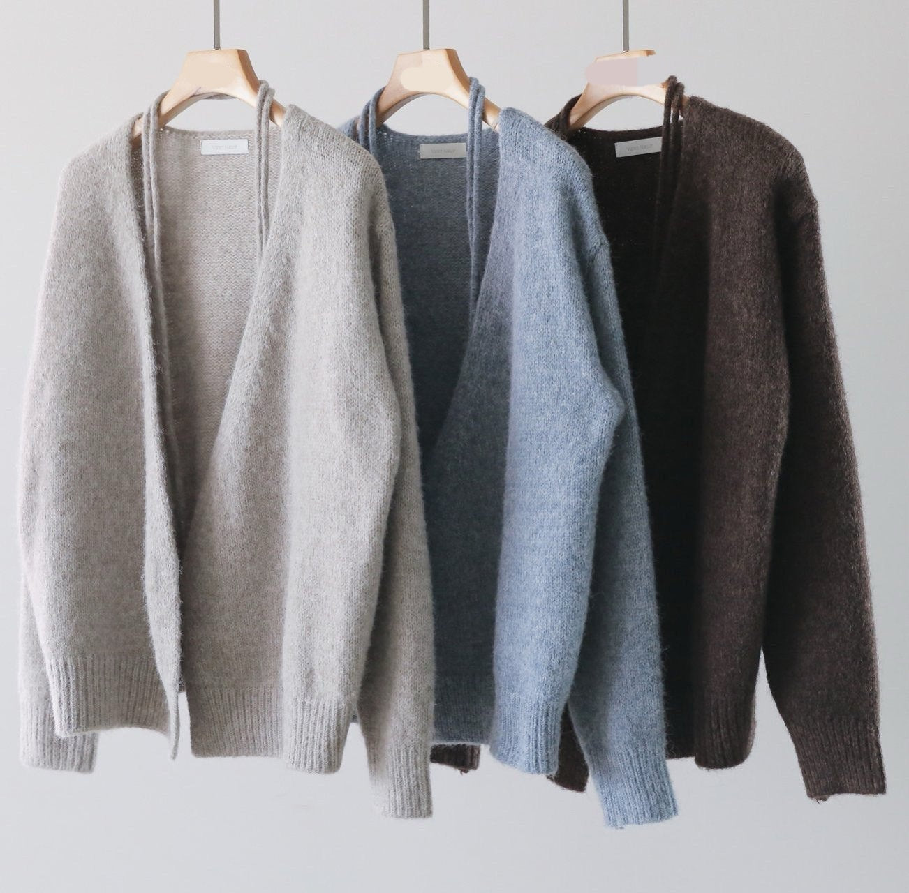 Mohair Wool Wrap Cardigan