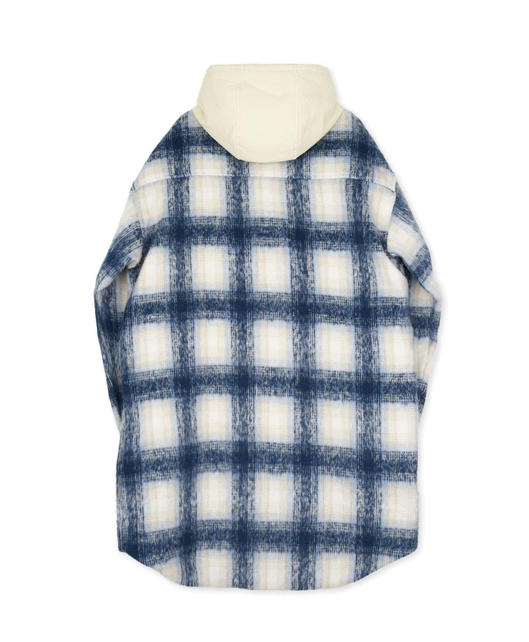 Checker Long Shacket with Light Padded Inner