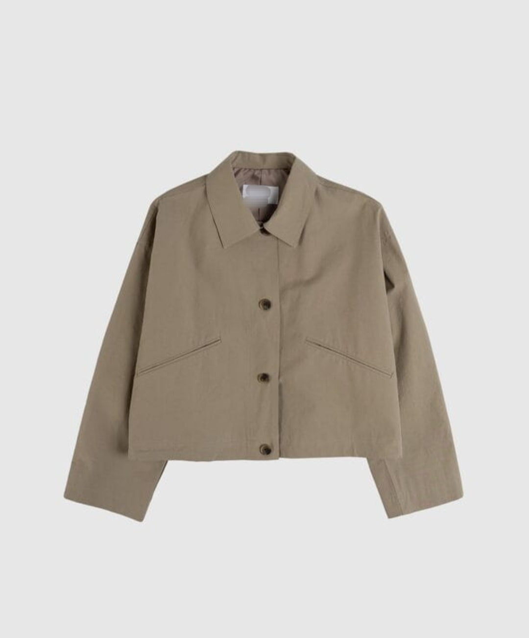 Short 100% Cotton Trench Jacket